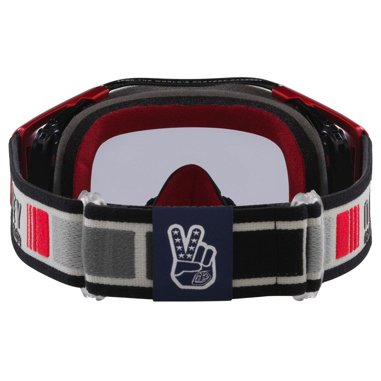 Oakley Airbrake TLD Grey Blocks MX Goggle - Light Grey