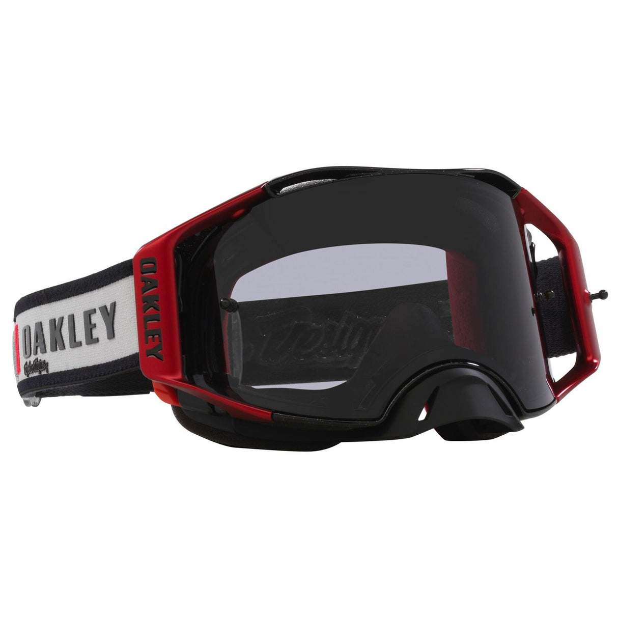 Oakley Airbrake TLD Grey Blocks MX Goggle - Light Grey