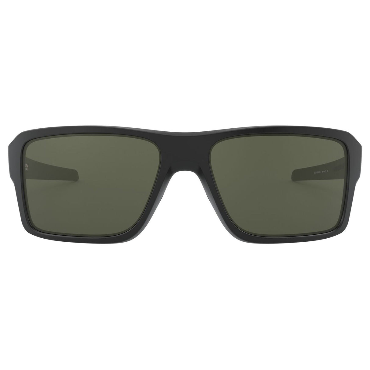 Oakley Double Edge Sunglasses - Matte Black / Dark Grey Lens