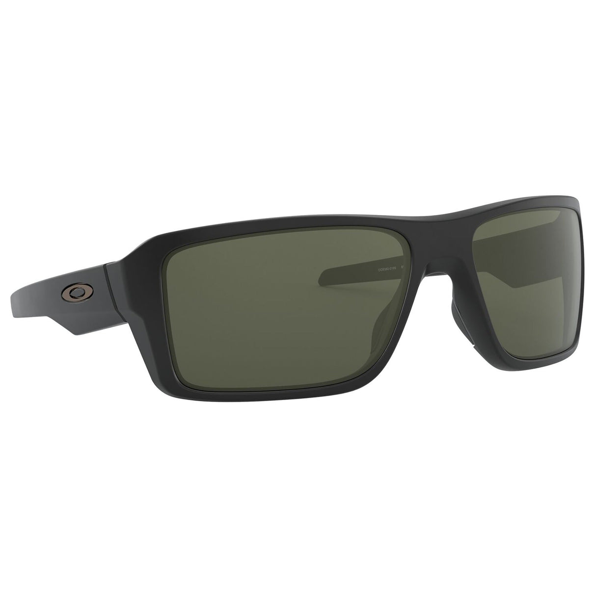 Oakley Double Edge Sunglasses - Matte Black / Dark Grey Lens