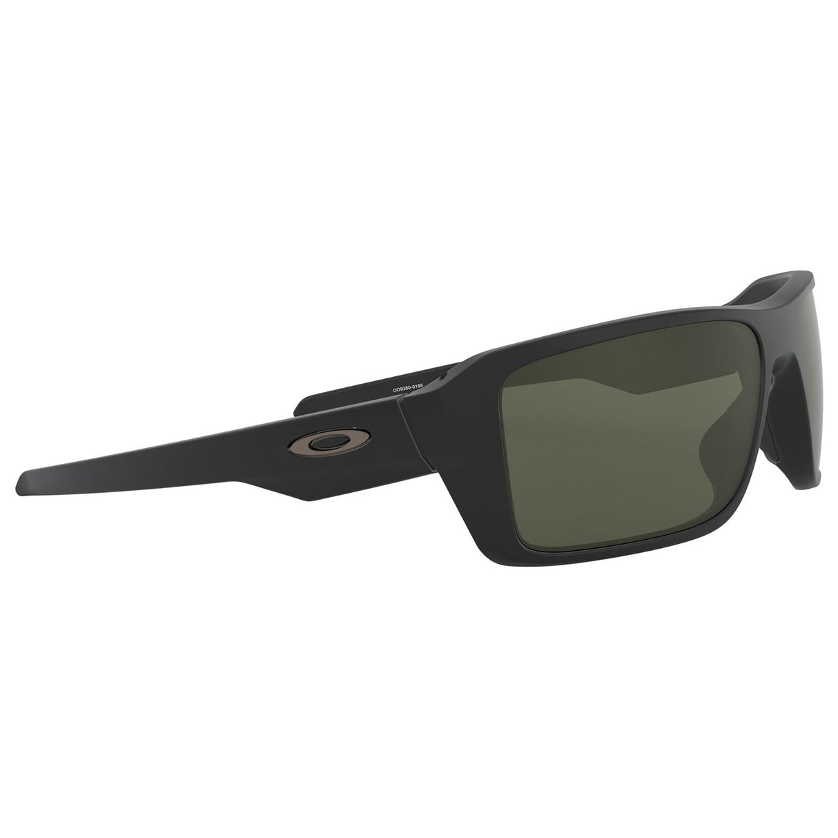 Oakley Double Edge Sunglasses - Matte Black / Dark Grey Lens