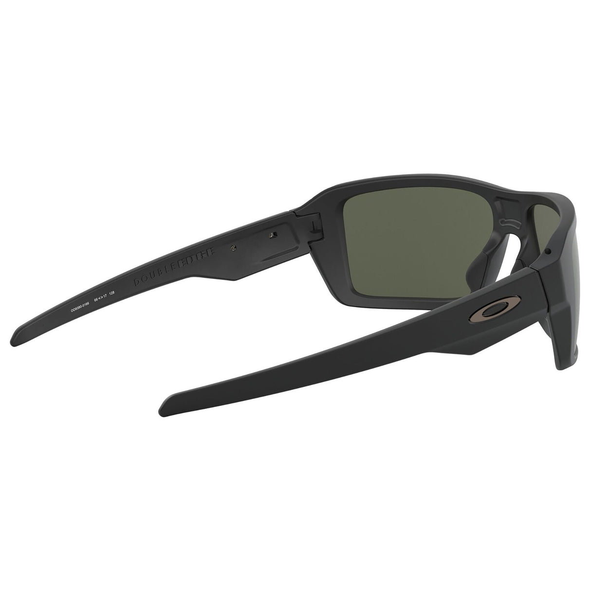 Oakley Double Edge Sunglasses - Matte Black / Dark Grey Lens