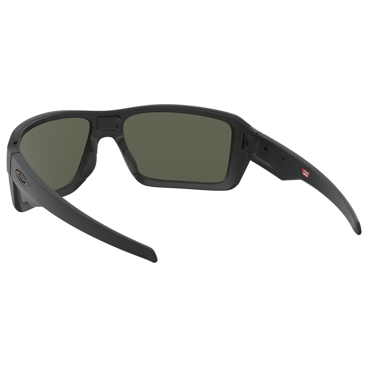 Oakley Double Edge Sunglasses - Matte Black / Dark Grey Lens