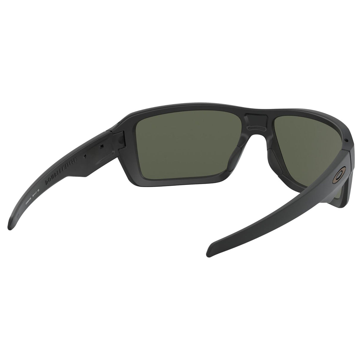 Oakley Double Edge Sunglasses - Matte Black / Dark Grey Lens