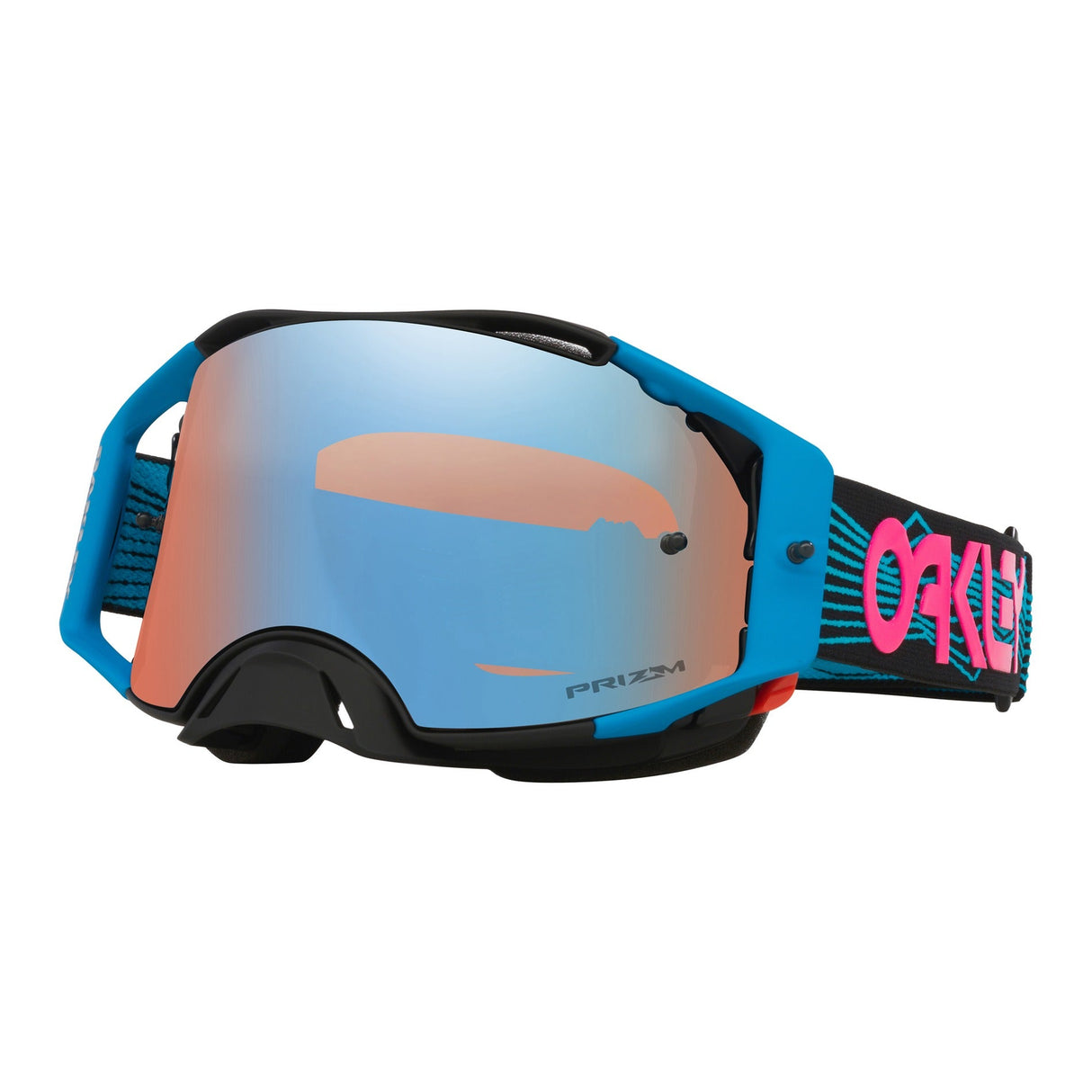 Oakley Airbrake Blue Wired MX Goggle - Prizm MX Sapphire