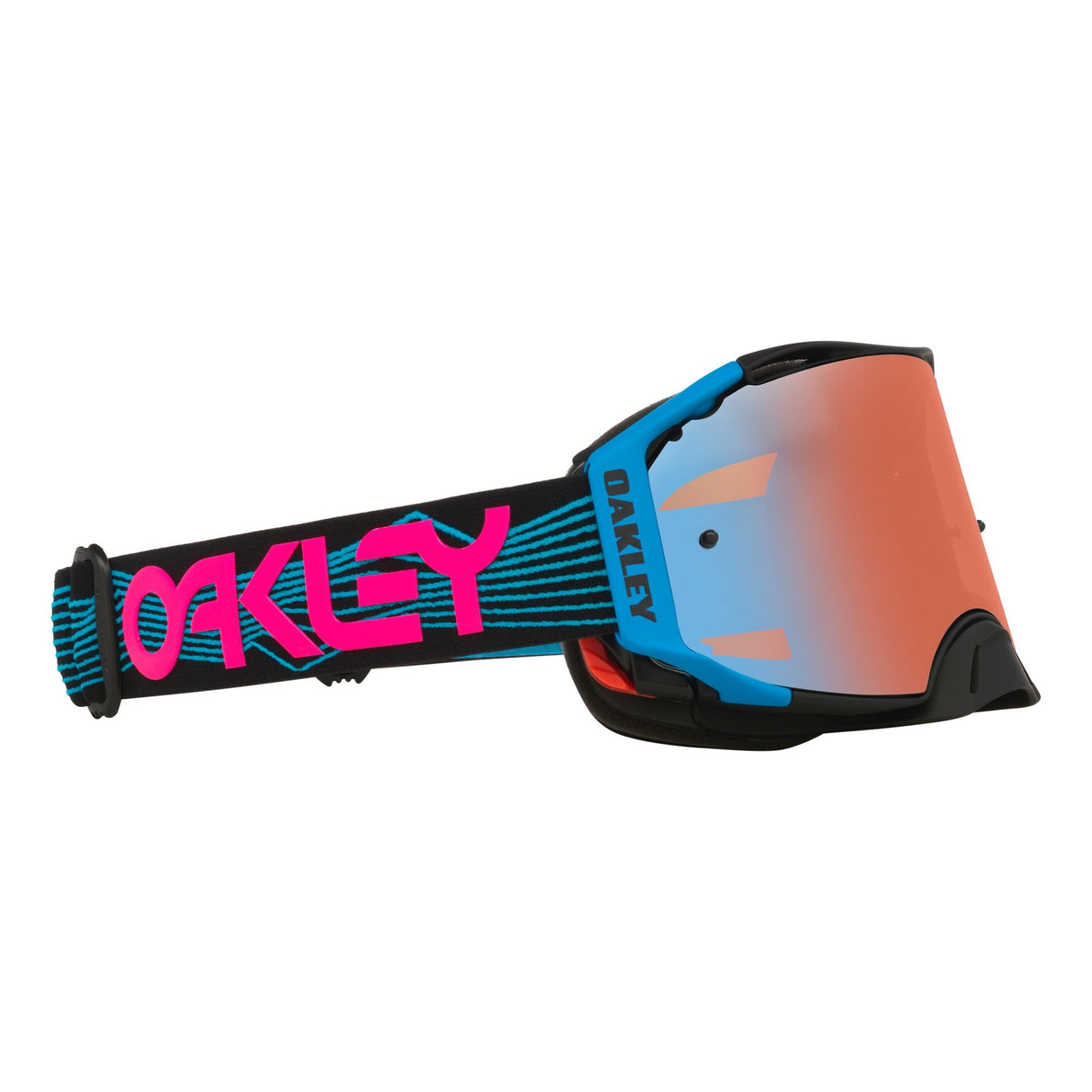 Oakley Airbrake Blue Wired MX Goggle - Prizm MX Sapphire
