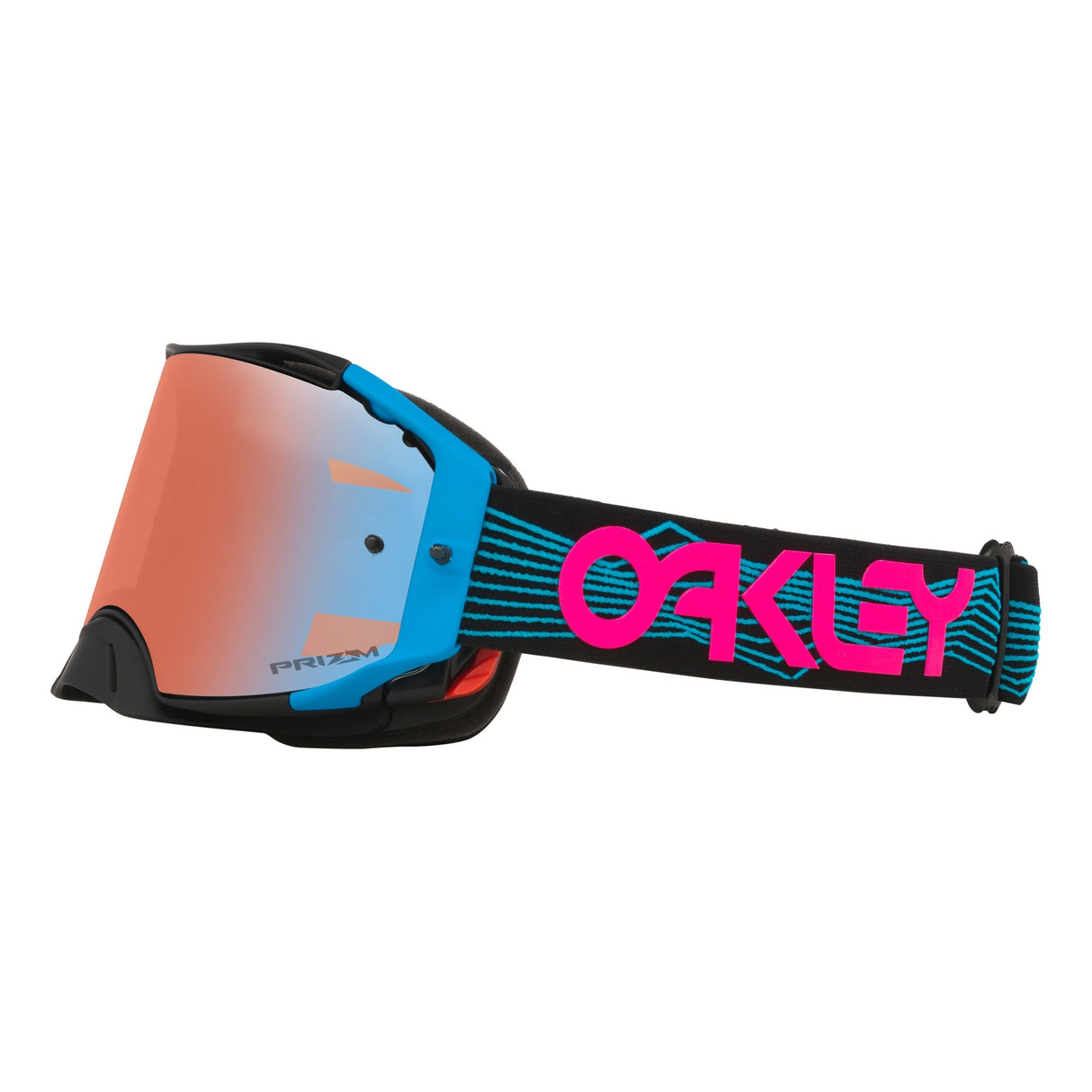 Oakley Airbrake Blue Wired MX Goggle - Prizm MX Sapphire
