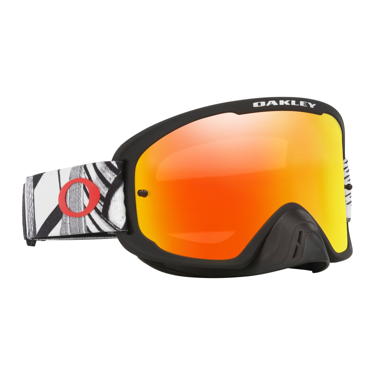 Oakley O Frame 2.0 Pro Black Forge MX Goggle - Fire Iridium