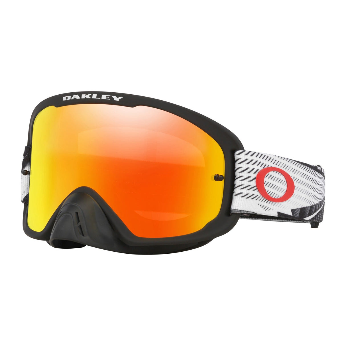 Oakley O Frame 2.0 Pro Black Forge MX Goggle - Fire Iridium