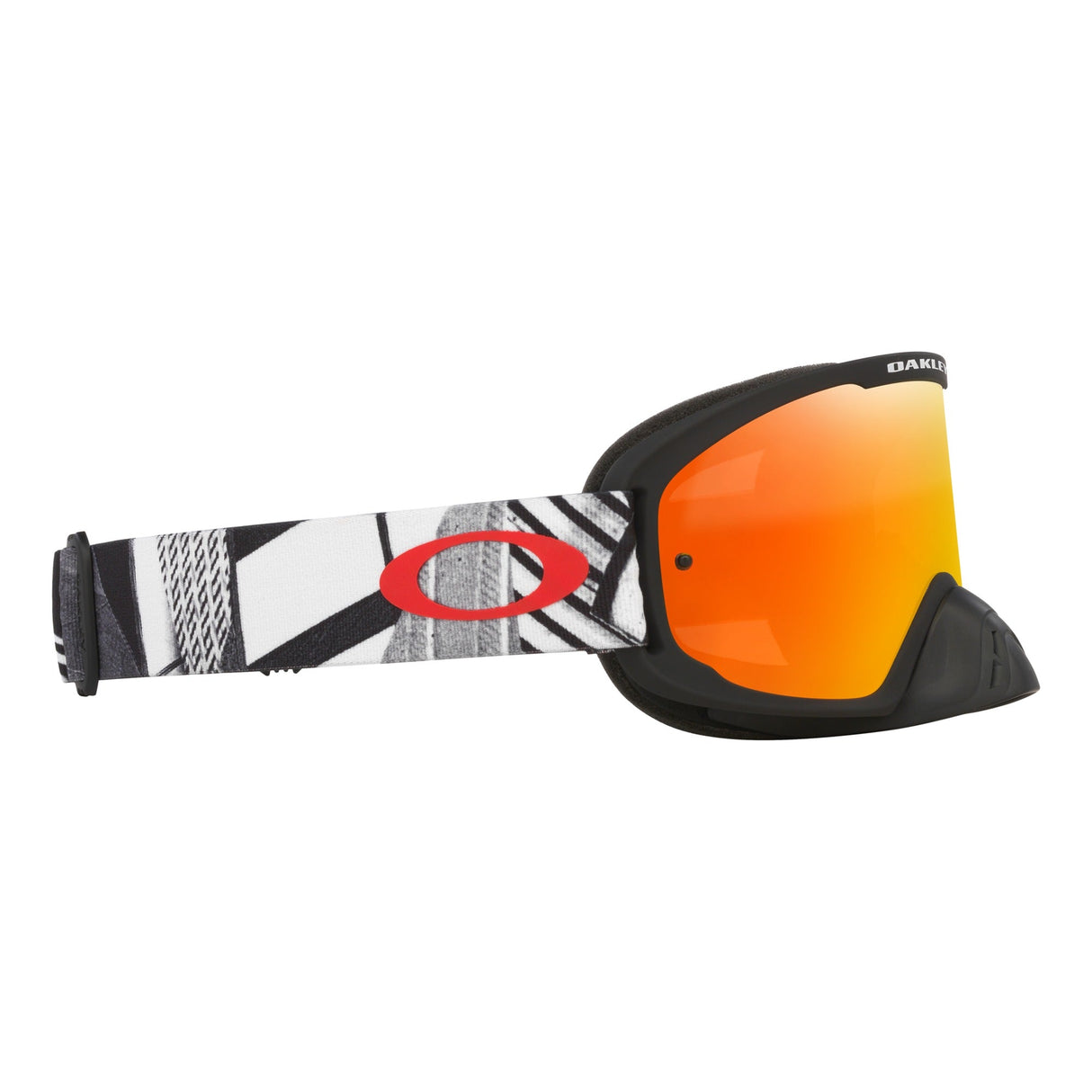 Oakley O Frame 2.0 Pro Black Forge MX Goggle - Fire Iridium
