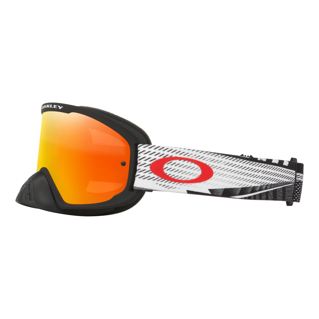 Oakley O Frame 2.0 Pro Black Forge MX Goggle - Fire Iridium