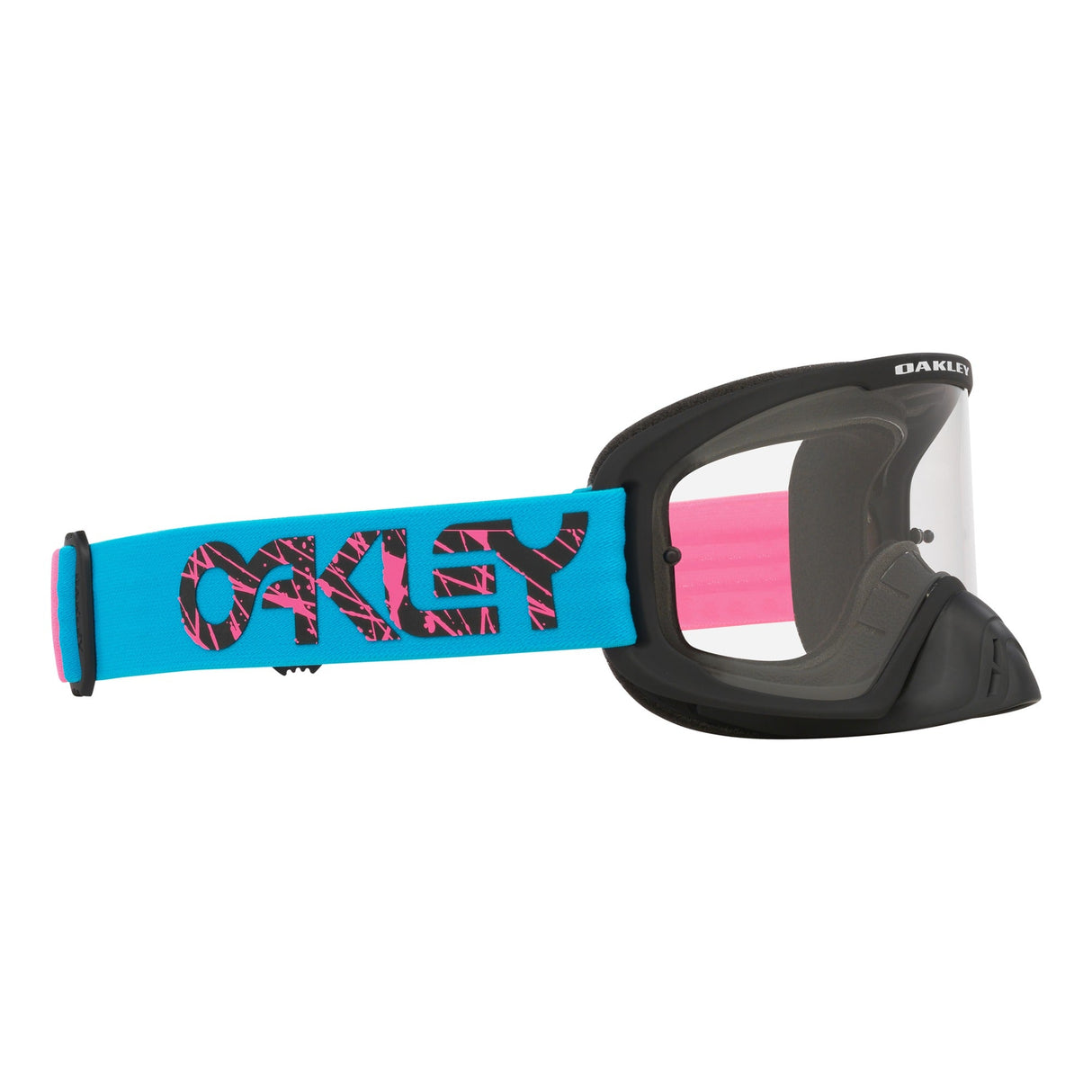 Oakley O Frame 2.0 Pro 2 Stroke Blue/Pink MX Goggle - Clear