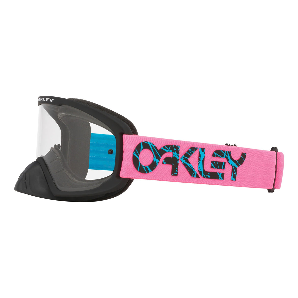 Oakley O Frame 2.0 Pro 2 Stroke Blue/Pink MX Goggle - Clear