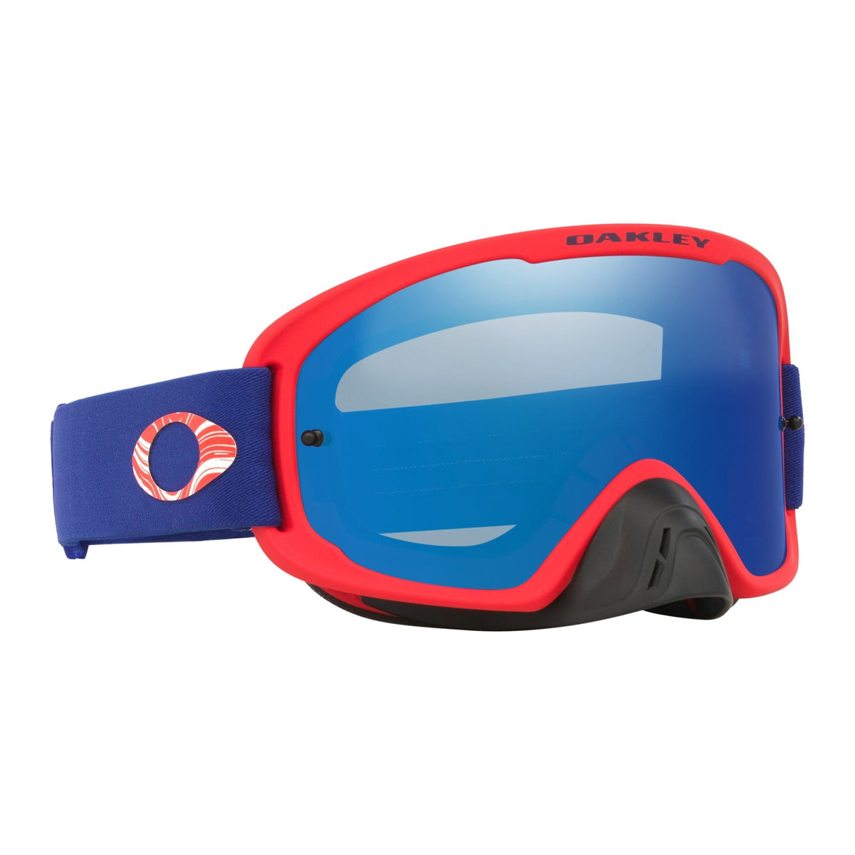 Oakley O Frame 2.0 Pro Team Red MX Goggle - Black Ice Iridium