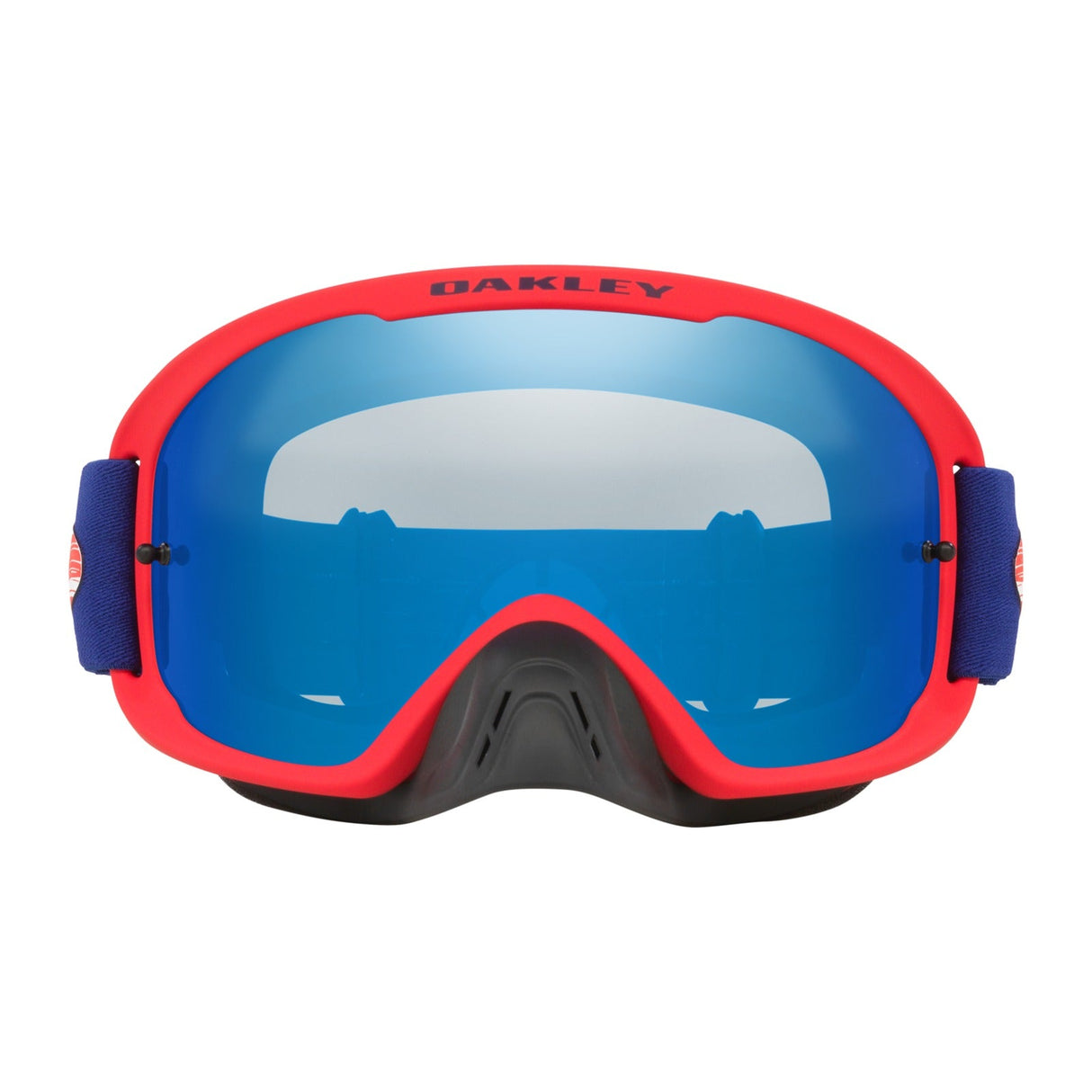 Oakley O Frame 2.0 Pro Team Red MX Goggle - Black Ice Iridium