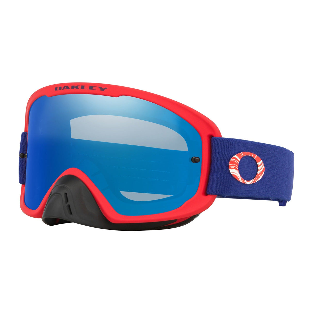 Oakley O Frame 2.0 Pro Team Red MX Goggle - Black Ice Iridium