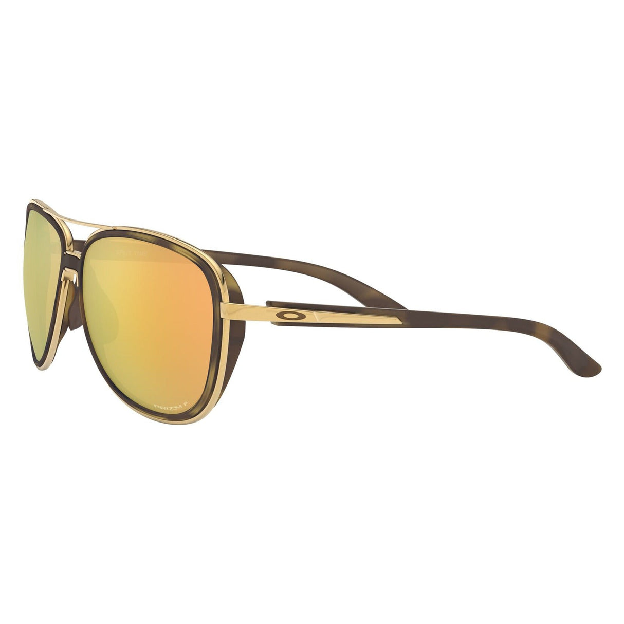 Oakley Split Time Sunglasses - Brown Tortoise/Gold/Rose Gold Polarized