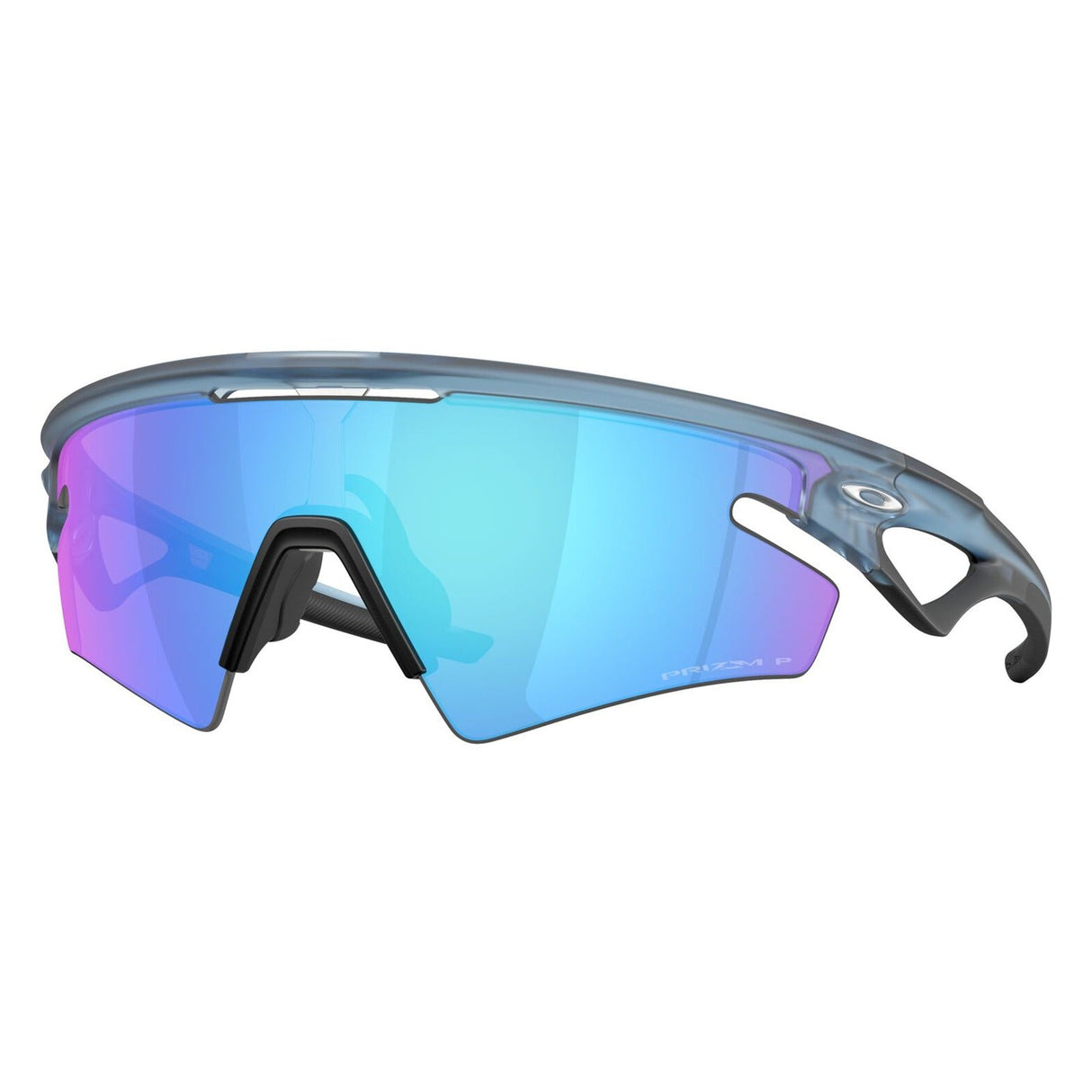 Oakley Sphaera Slash Sunglasses - Matte Trans Stonewash/Prizm Sapphire Polarized