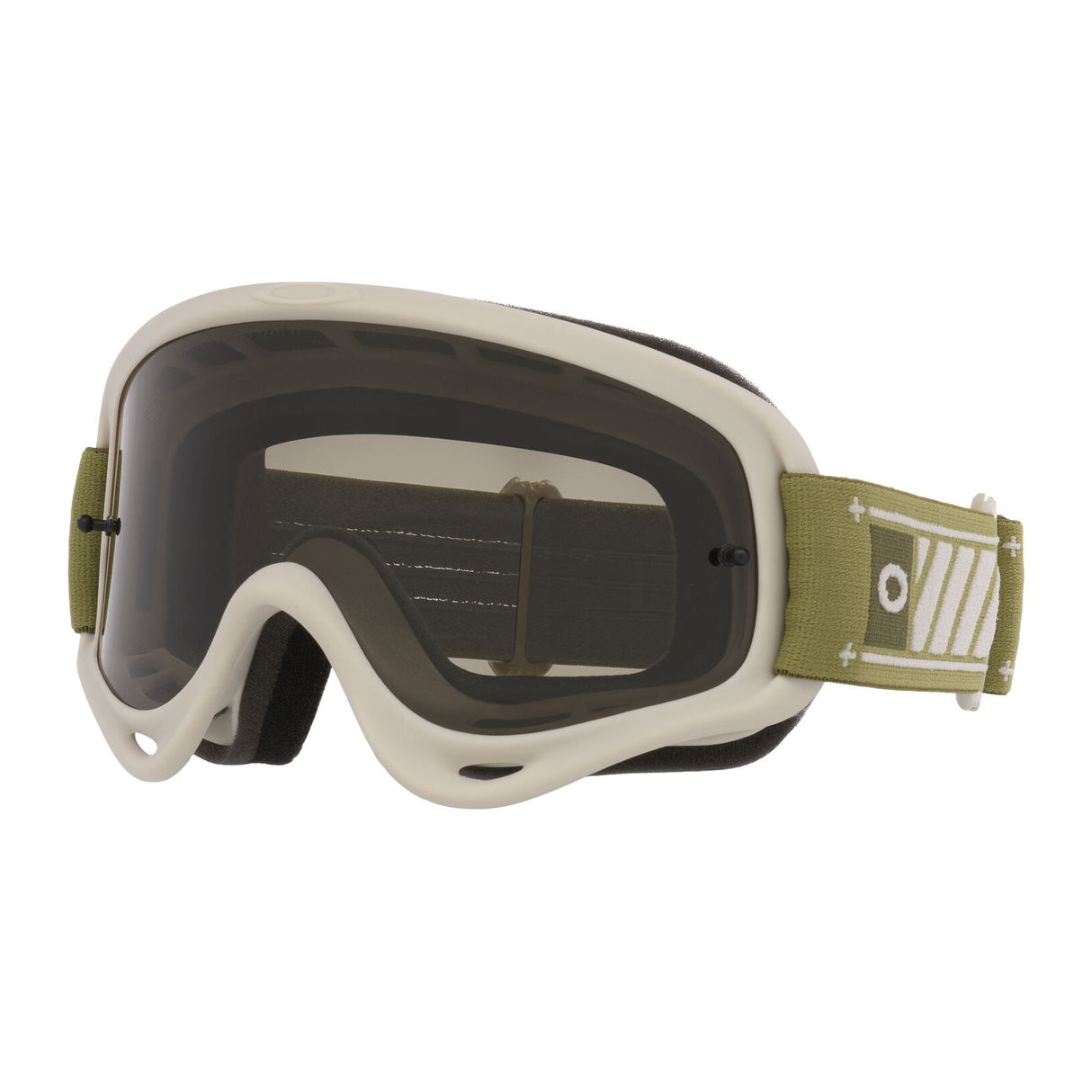 Oakley O Frame MX Fern Hazard with Dark Grey motocross goggle – front view