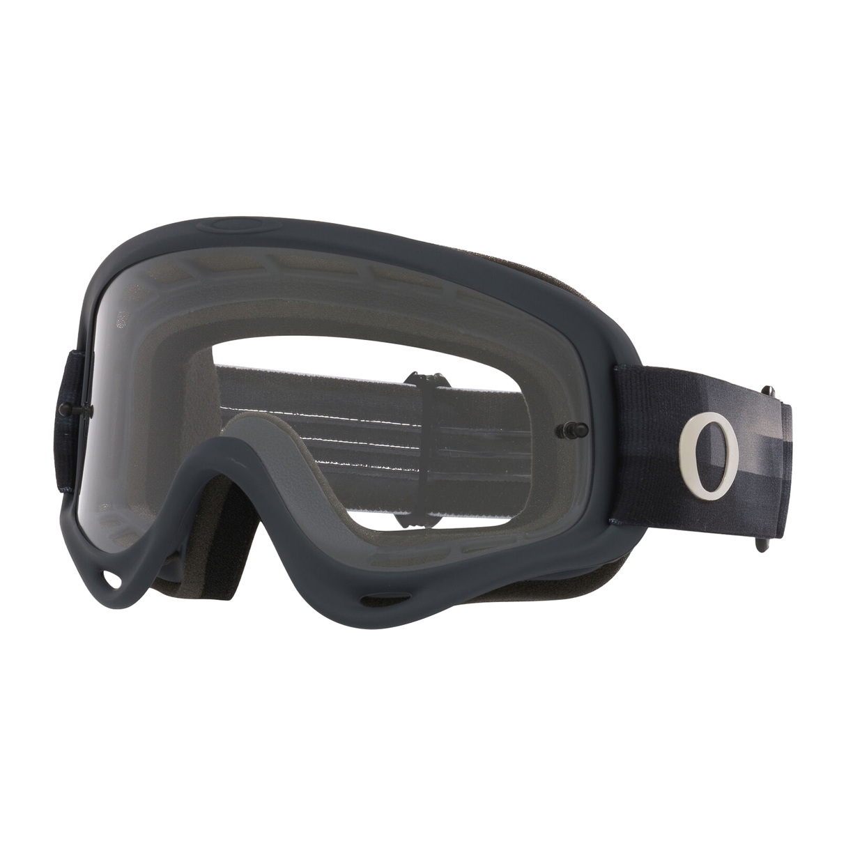 Oakley O Frame MX Speed Blur with Clear motocross goggle – front view
