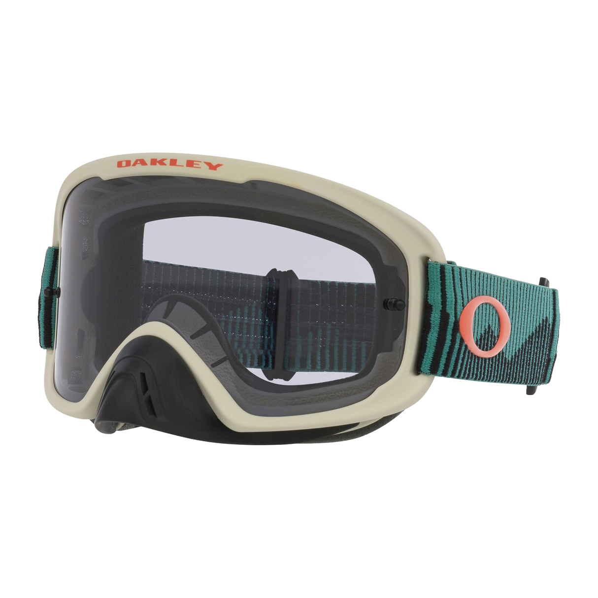 Oakley O Frame 2.0 Pro MX Pacific Mountain with Light Grey motocross goggle – front view