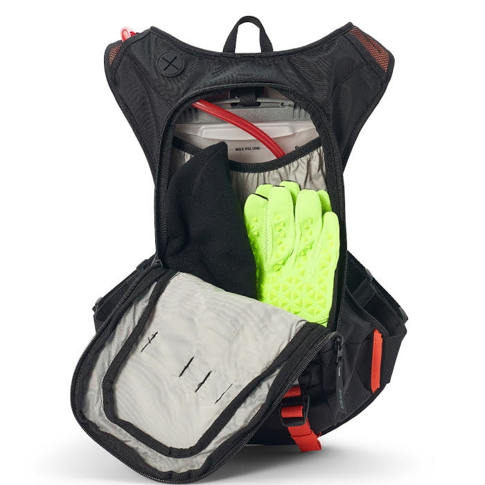 USWE RAW 8 HYDRATION BACKPACK - BLACK/ORANGE