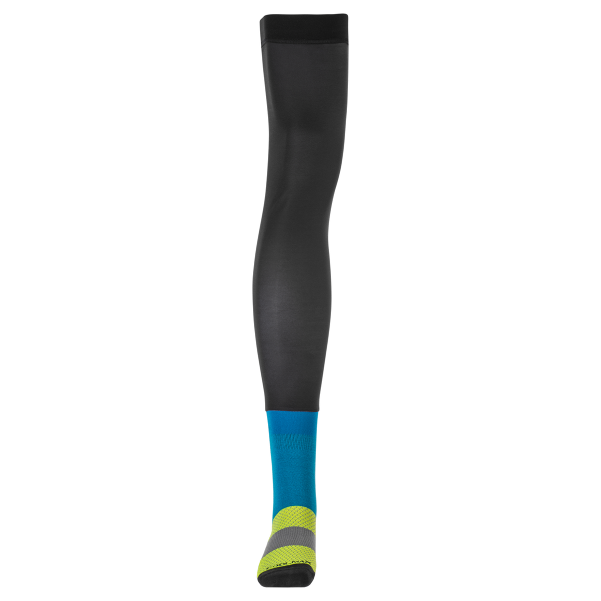 Fly Racing Knee Brace Sock - Hi-Vis/Black/Blue