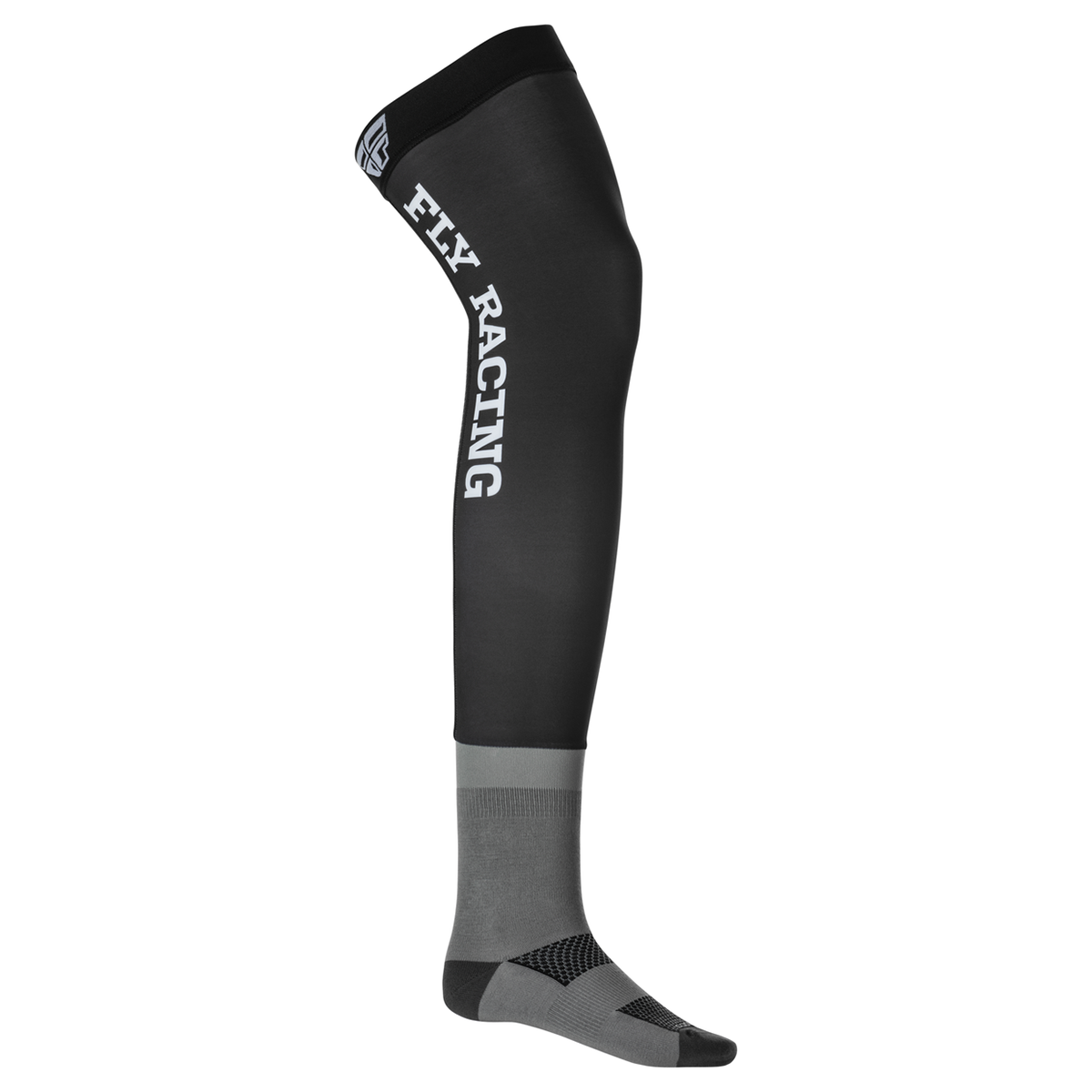 Fly Racing Knee Brace Sock - Black/Grey/White