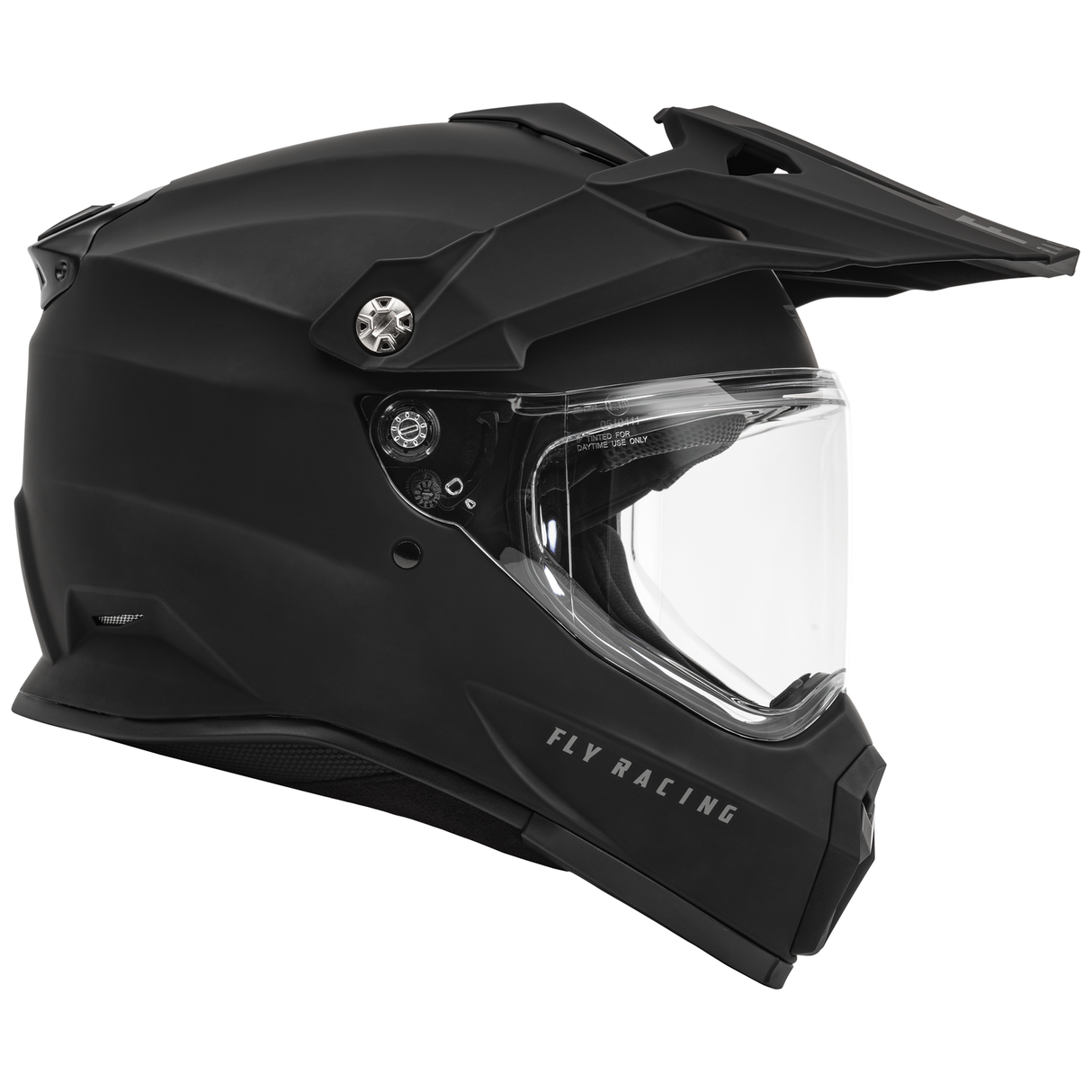Fly Racing Trekker Solid Helmet - Matte Black