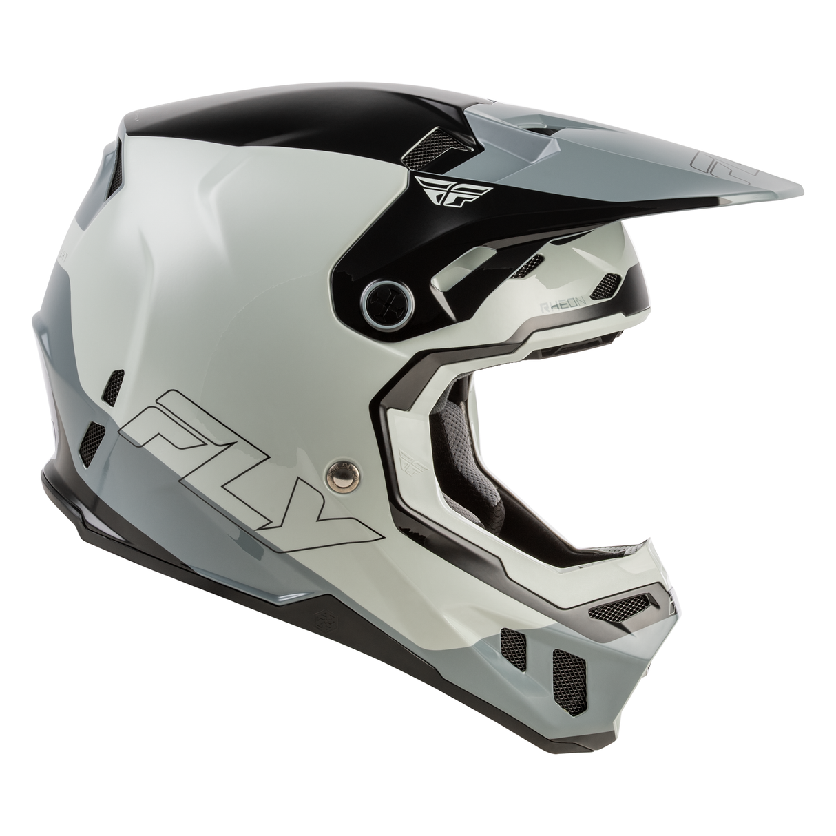 Fly Racing Formula CC Glide Helmet - Grey/Light Grey/Black