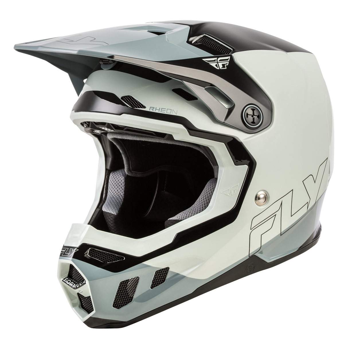 Fly Racing Formula CC Glide Helmet - Grey/Light Grey/Black