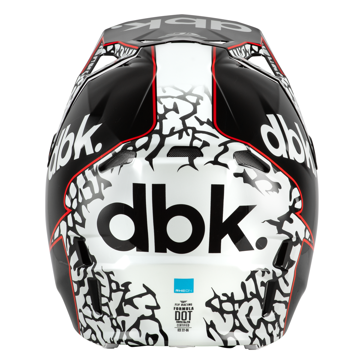 Fly Racing Formula CP DBK Helmet - Black/White/Red