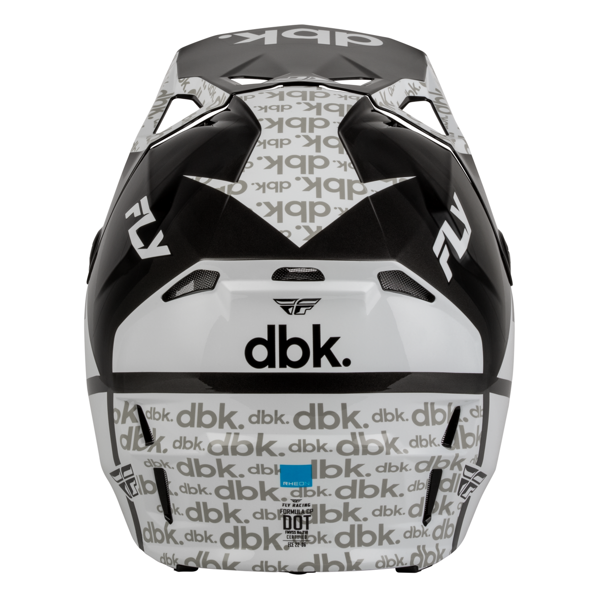 Fly Racing Formula CP DBK Helmet - Black/White/Grey