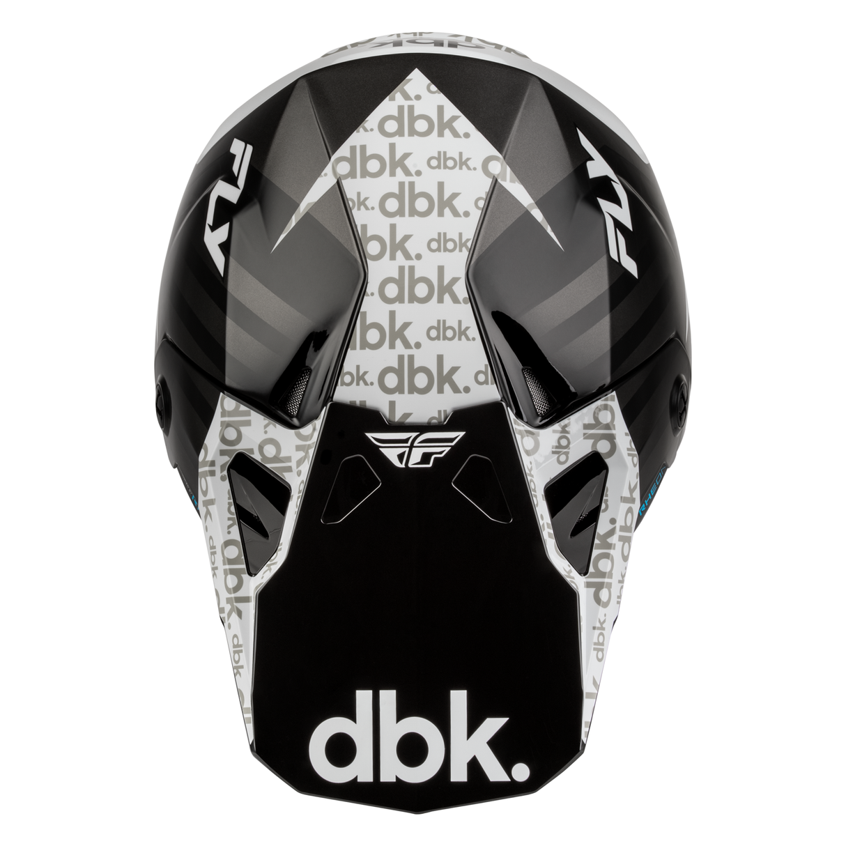 Fly Racing Formula CP DBK Helmet - Black/White/Grey