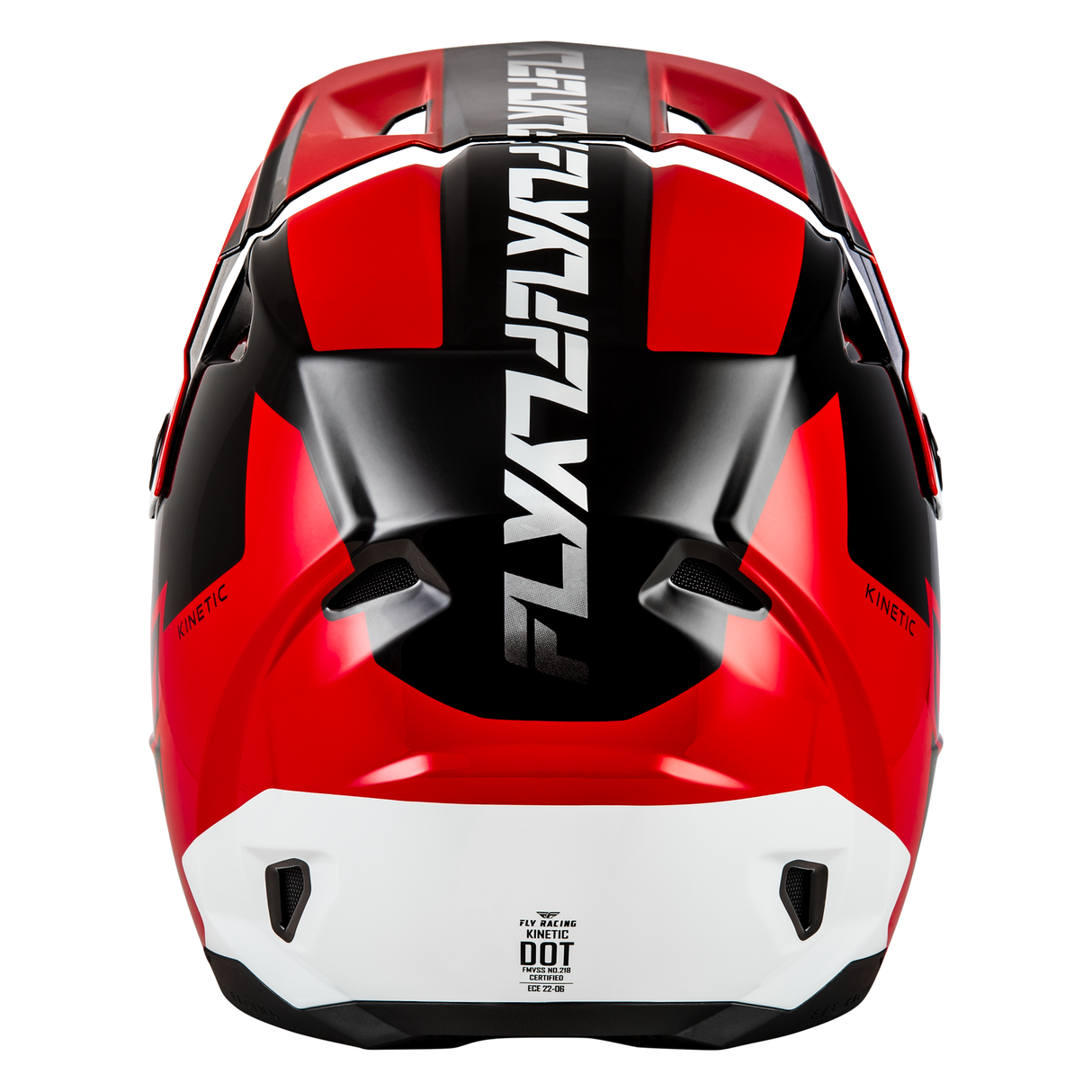 Fly Racing Kinetic Crest Helmet - Red/Black/White
