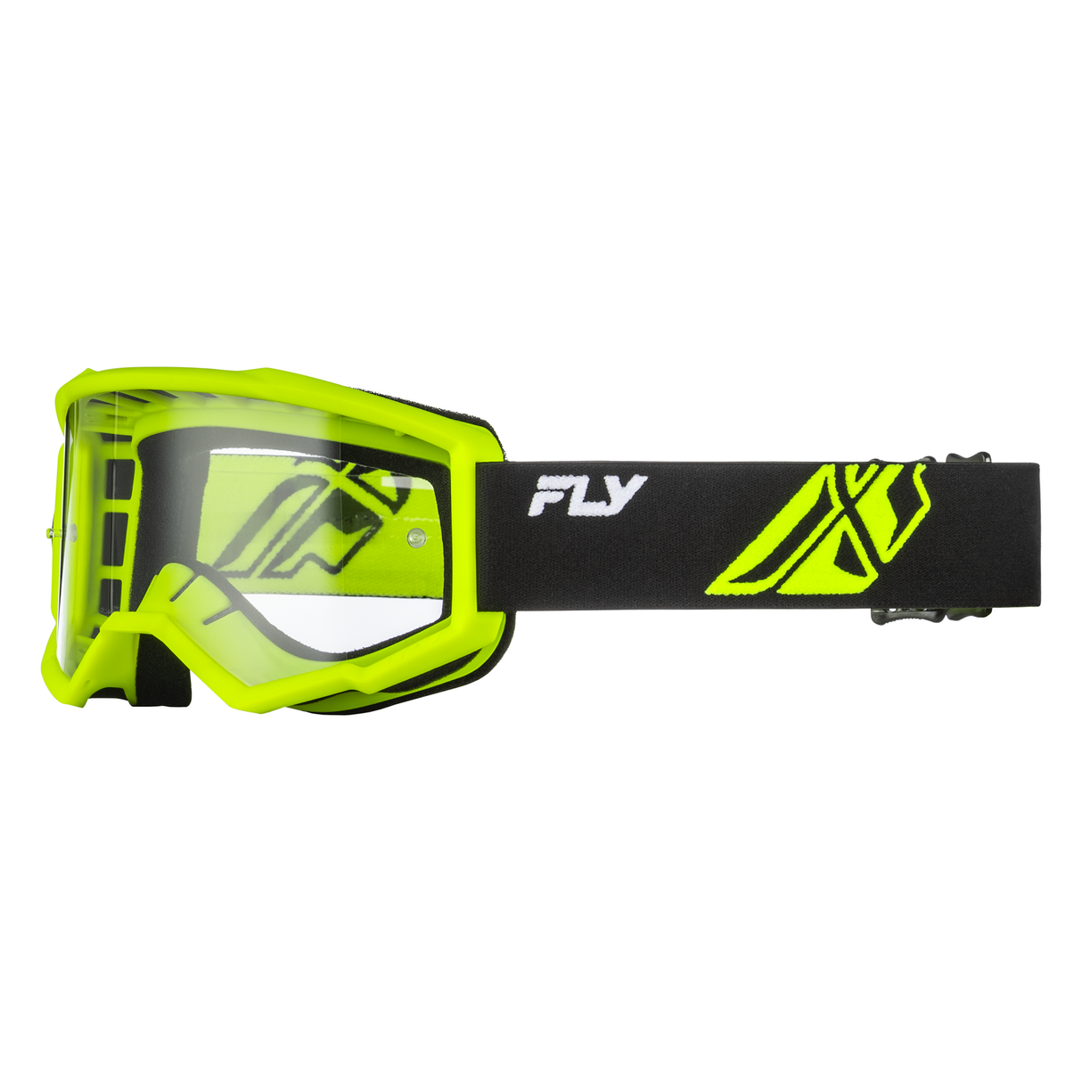 Fly Racing Focus Goggle - Black/Hi-Vis Clear Lens