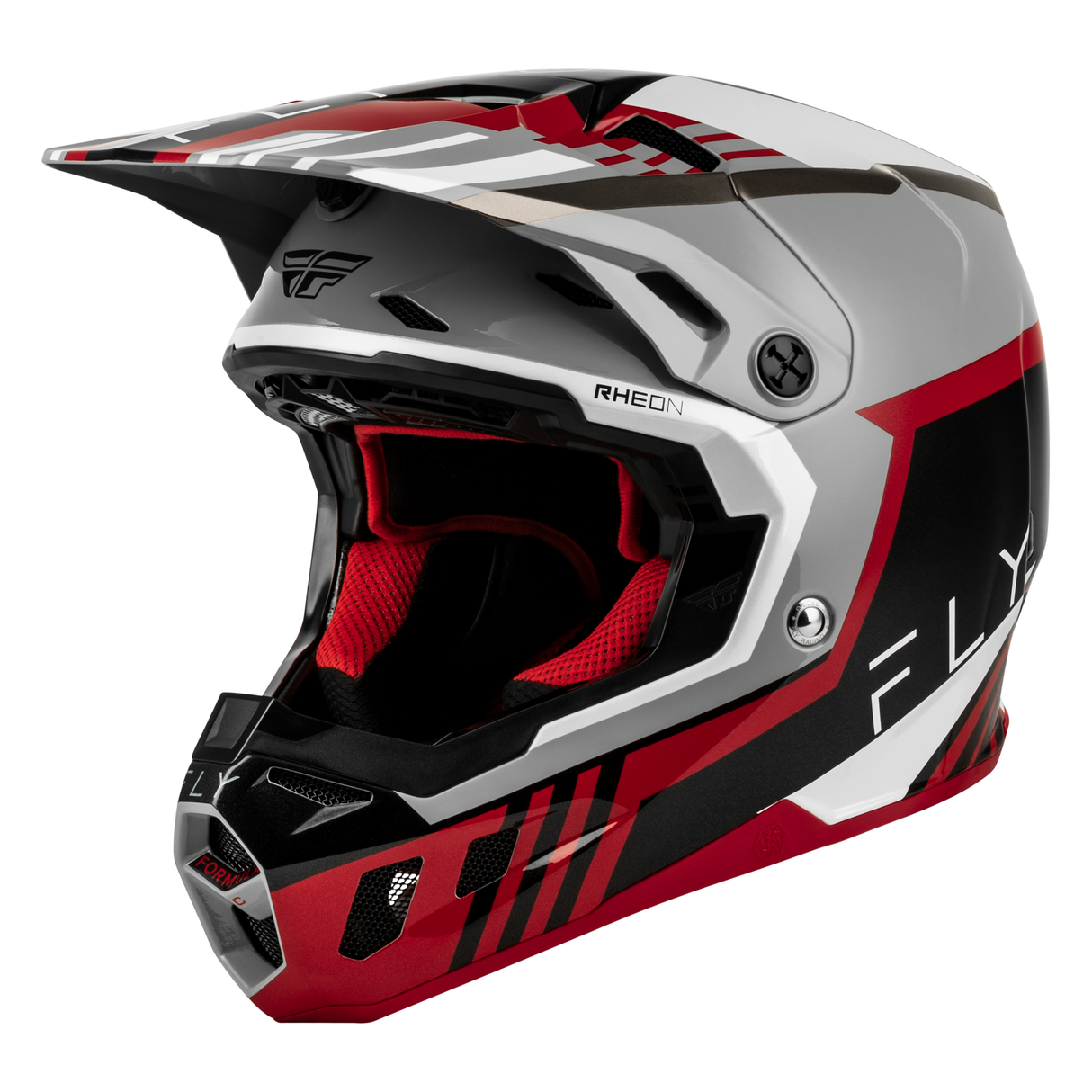 Fly Racing Formula CC Strike Helmet - Grey/Red/Black/White