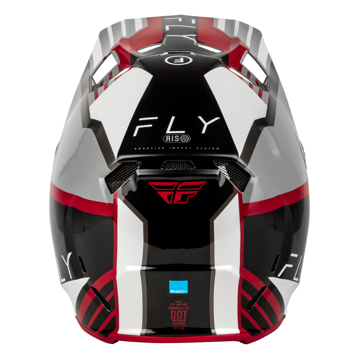 Fly Racing Formula CC Strike Helmet - Grey/Red/Black/White