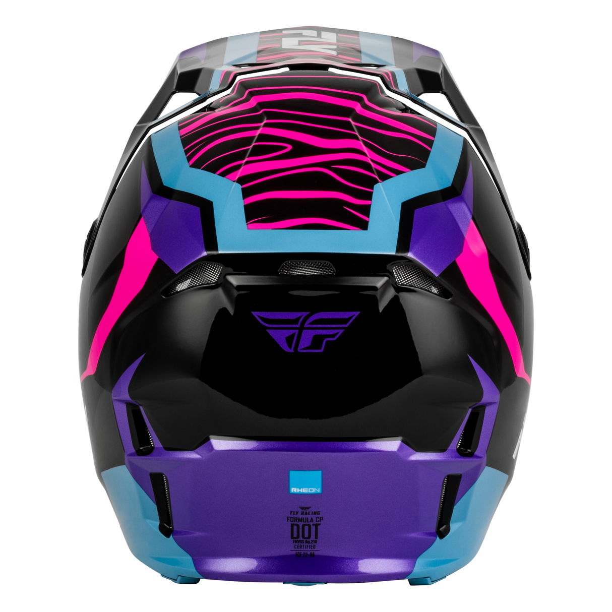 Fly Racing Formula CP Charge Helmet - Black/Purple/Pink/Blue