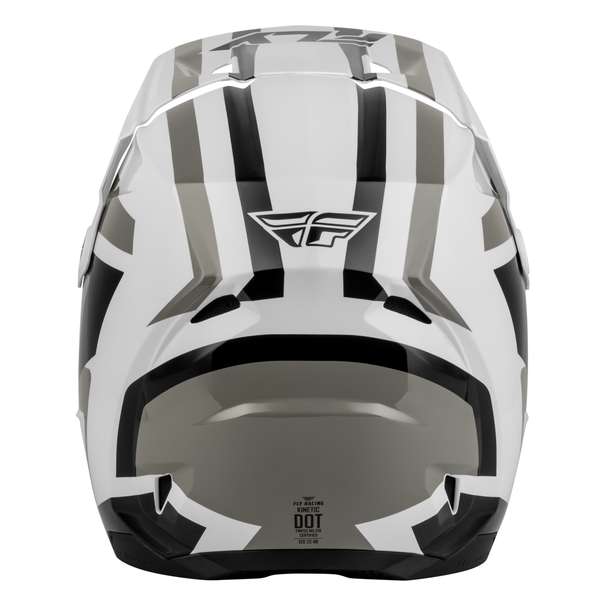 Fly Racing Kinetic Sync Helmet - White/Black/Grey