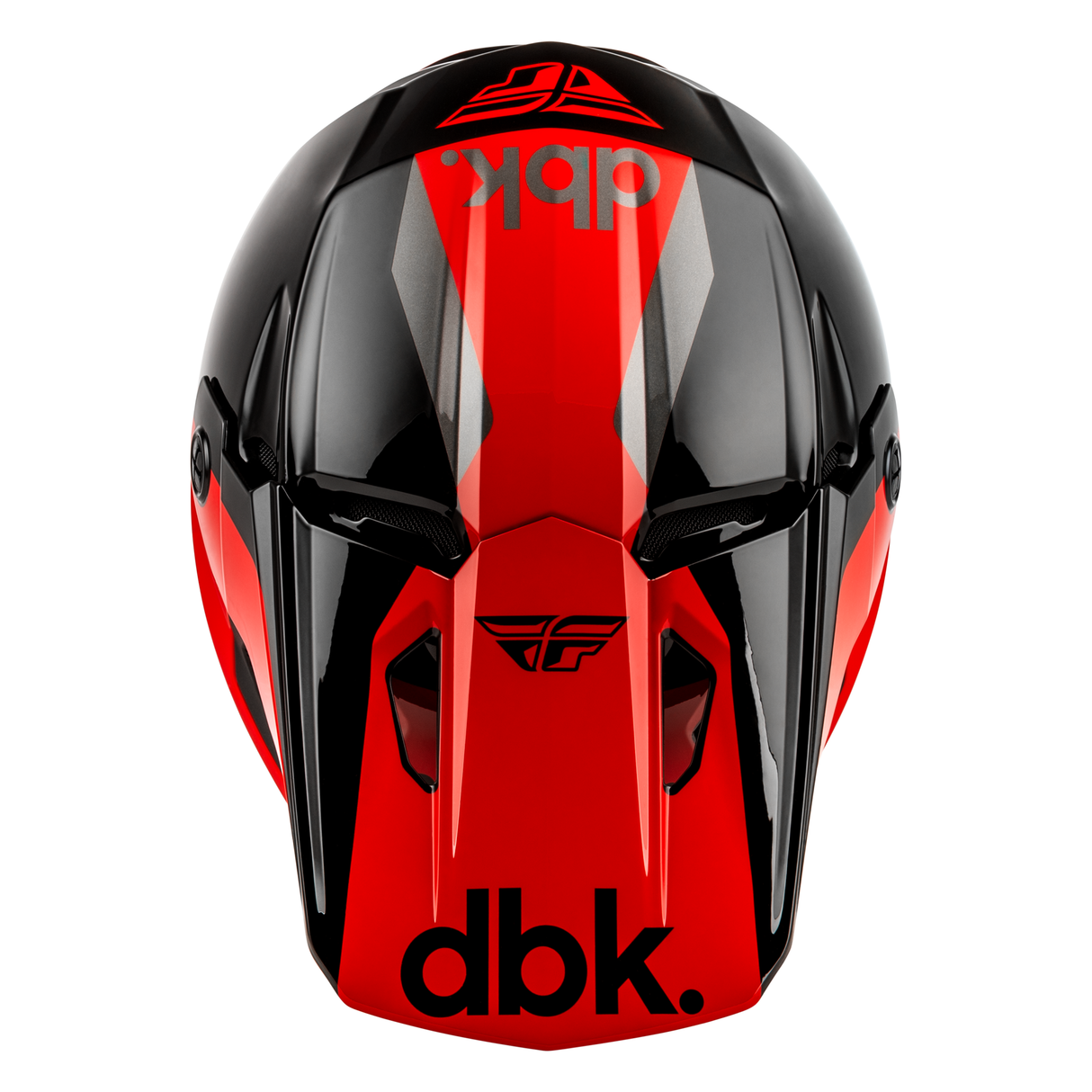 Fly Racing Kinetic DBK 27 Helmet - Black/Red/Grey
