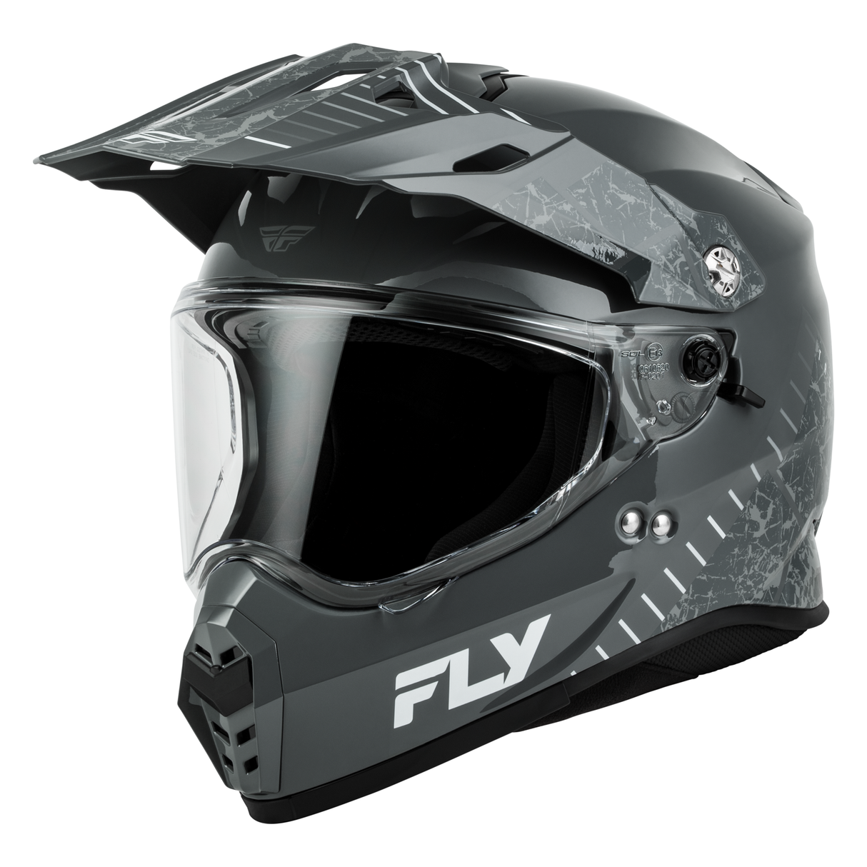 Fly Racing Trekker Helmet - Grey/Grey
