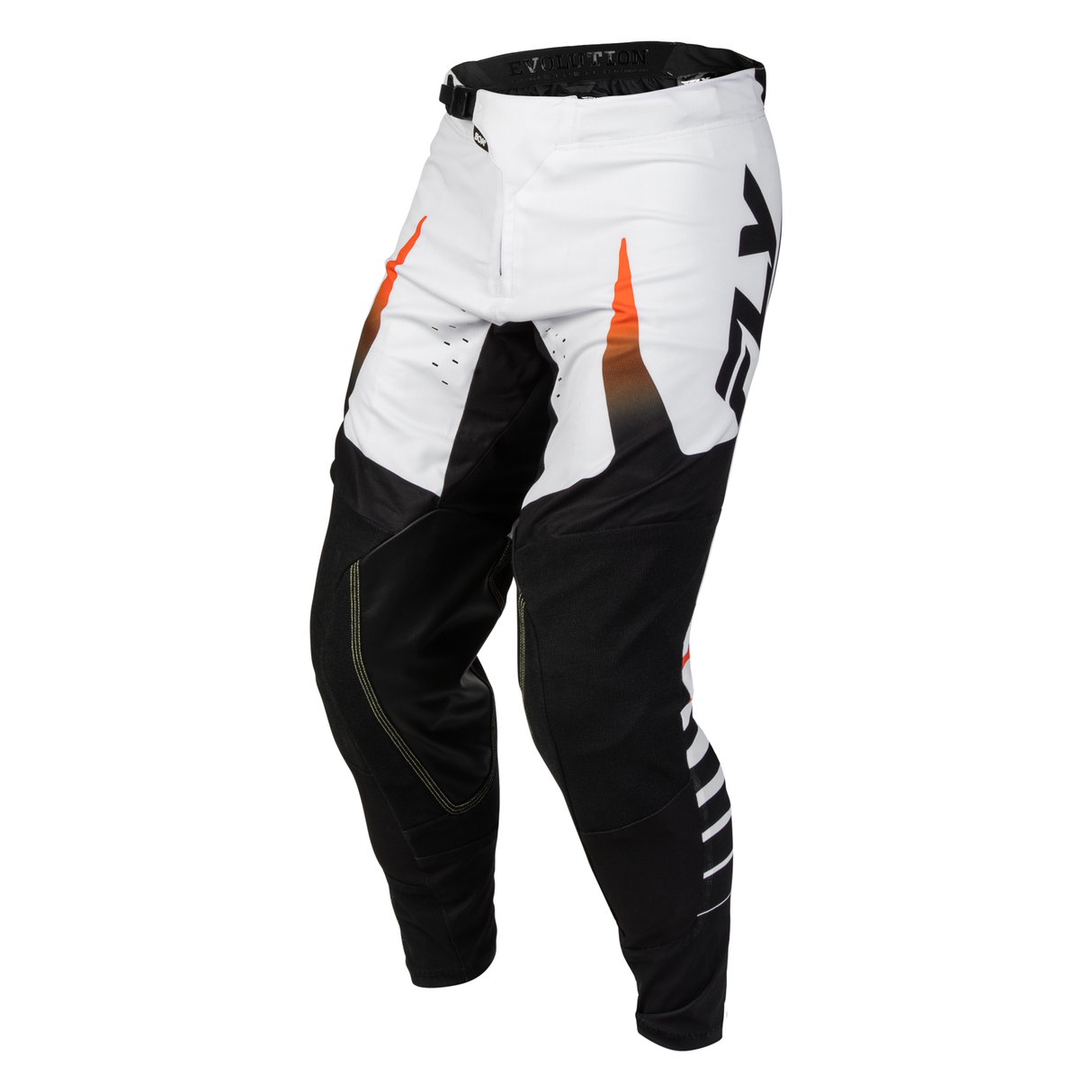 Fly Racing Evolution DST Bolt Pants - White/Black/Orange