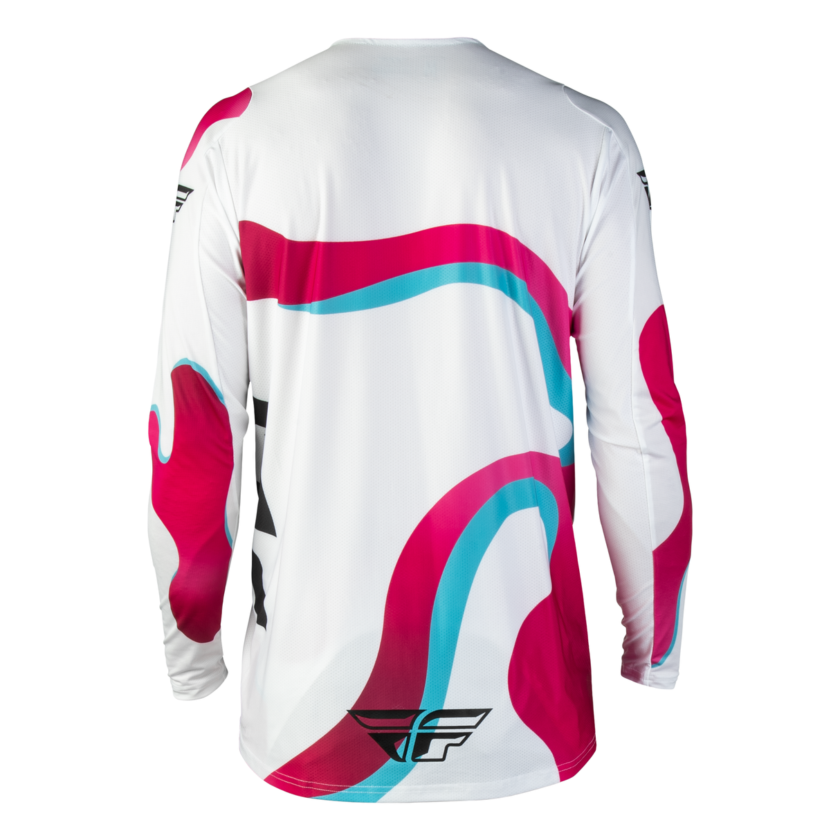 Fly Racing Lite Vibe Jersey - White/Pink/Blue