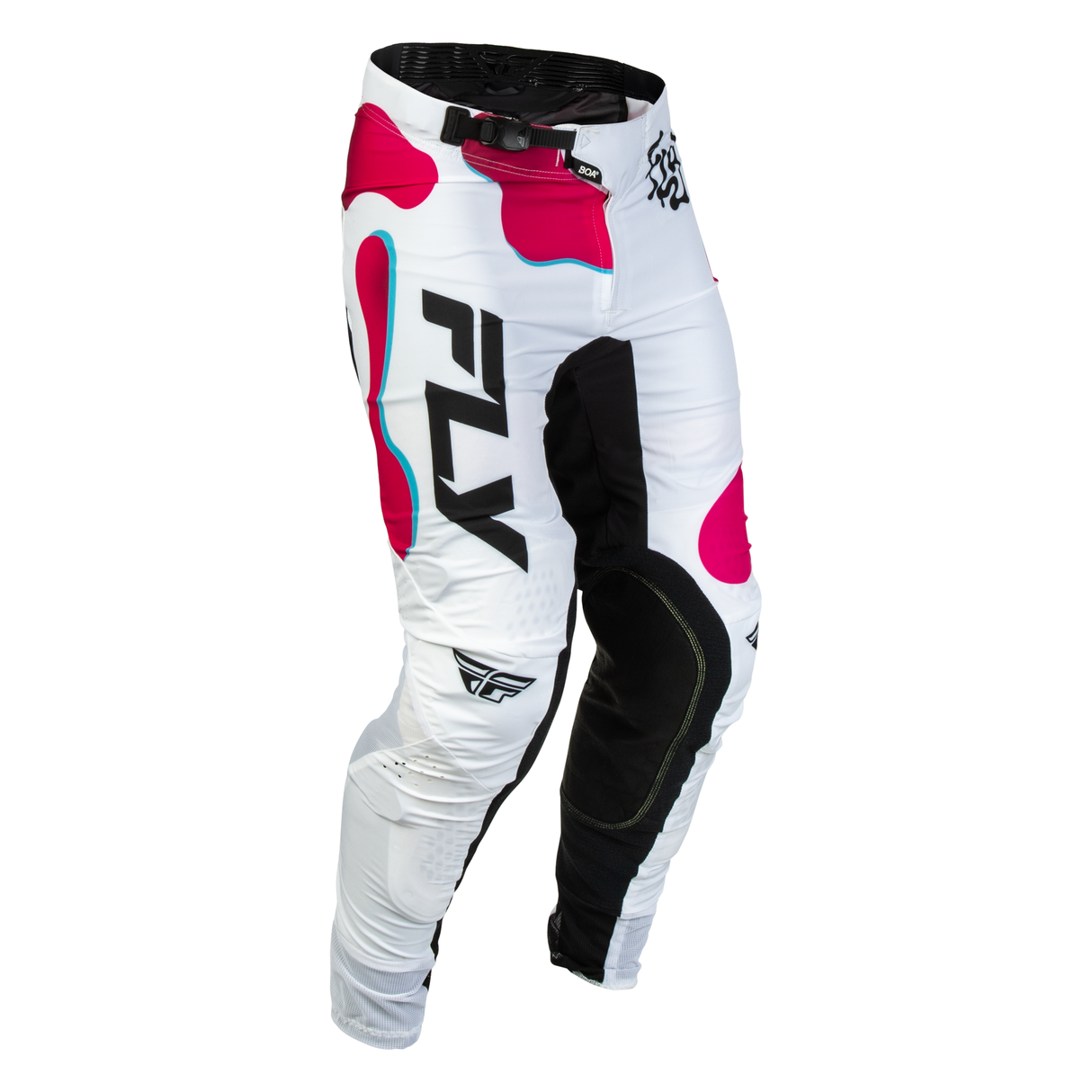 Fly Racing Lite Vibe Pants - White/Pink/Blue