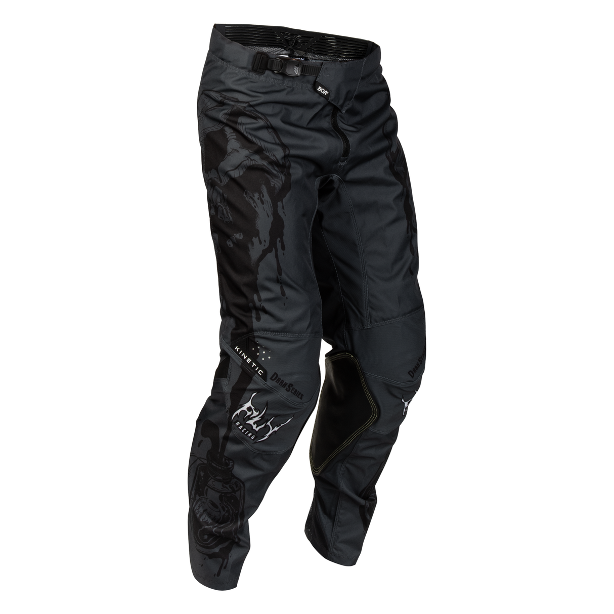 Fly Racing Kinetic Dark Series Pants - Grey/Black