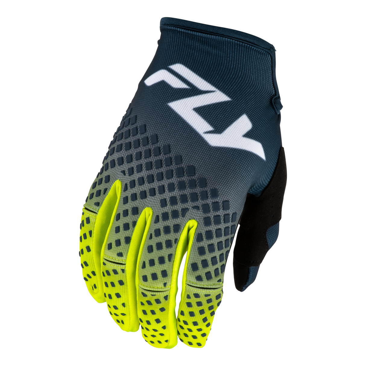 Fly Racing Kinetic Fade Gloves - Navy/Hi-Vis/White