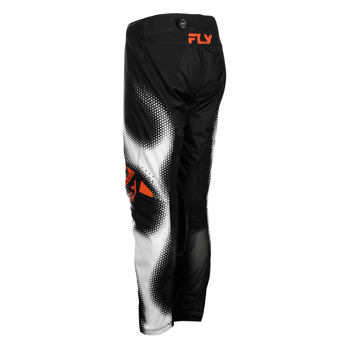 Fly Racing Youth Kinetic Torch Pants - Black/White/Orange