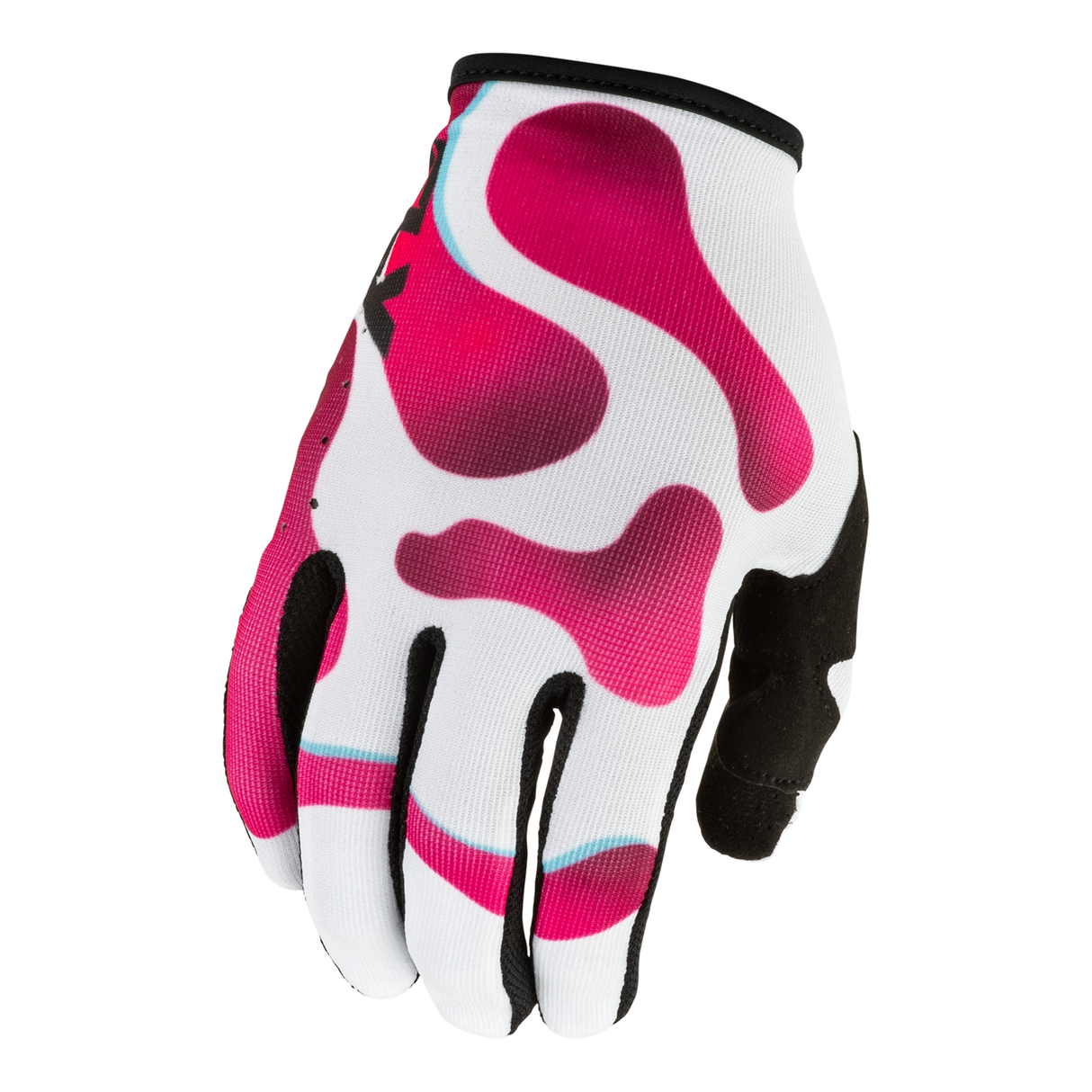 Fly Racing Youth Lite Vibe Gloves - White/Pink/Blue