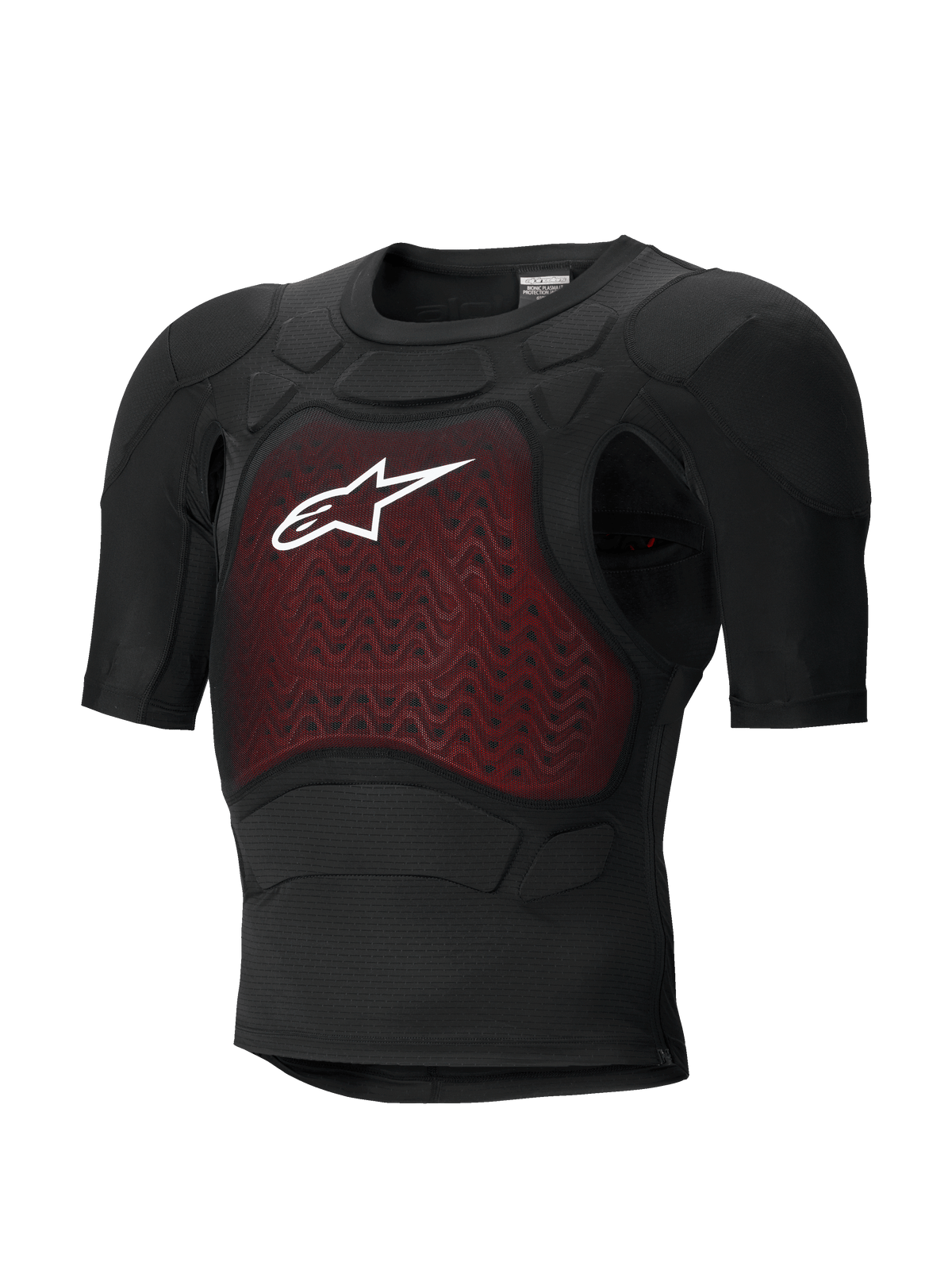 BIONIC PLASMA LT PROTECTION JACKET SS - BLACK/WHITE Alpinestars motocross kit